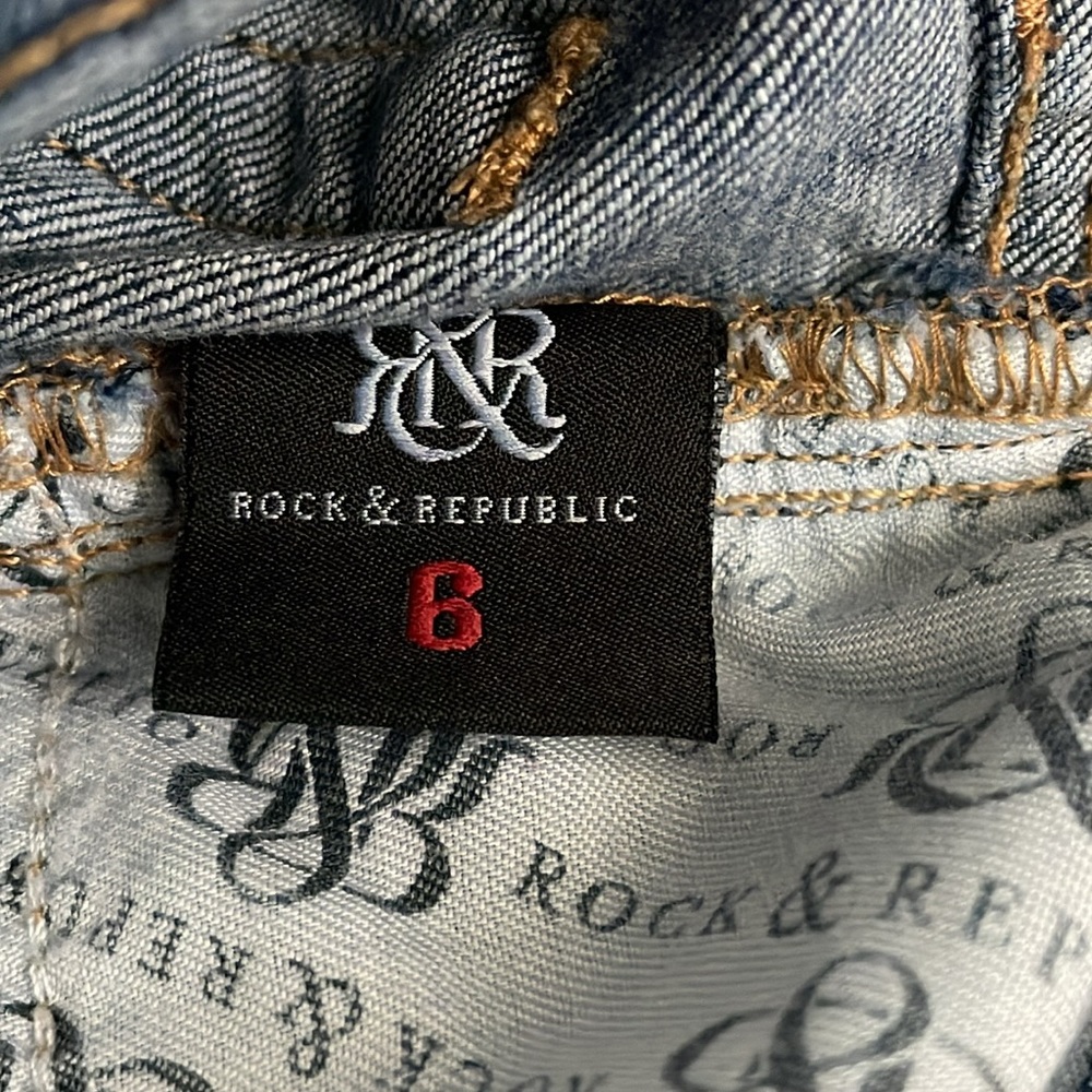 Rock & Republic Berlin Skinny Jeans Sz 6 - Picture 3 of 11
